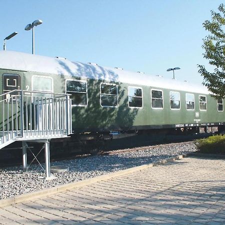 Übernachten im nostalgischen Bahnwaggon Bogen Exterior foto