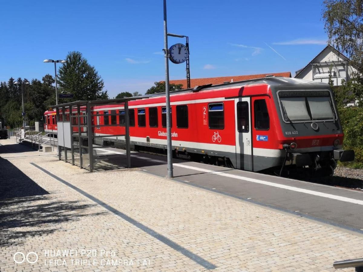 Übernachten im nostalgischen Bahnwaggon Bogen Exterior foto